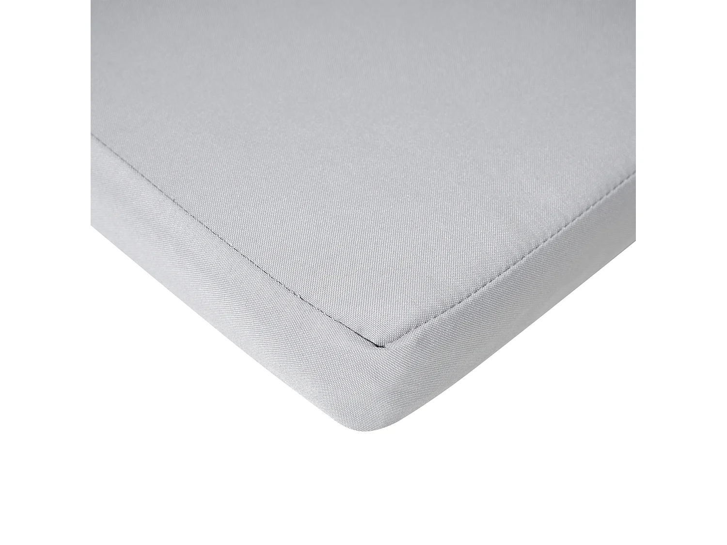 Lot de 2 coussins de jardin JAVA/AMANTEA PREMIUM 50 x 70 cm Gris clair
