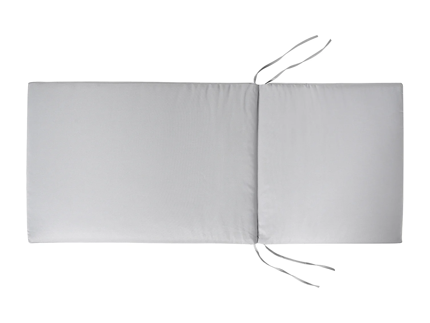 Lot de 2 coussins de jardin JAVA/AMANTEA PREMIUM 50 x 70 cm Gris clair