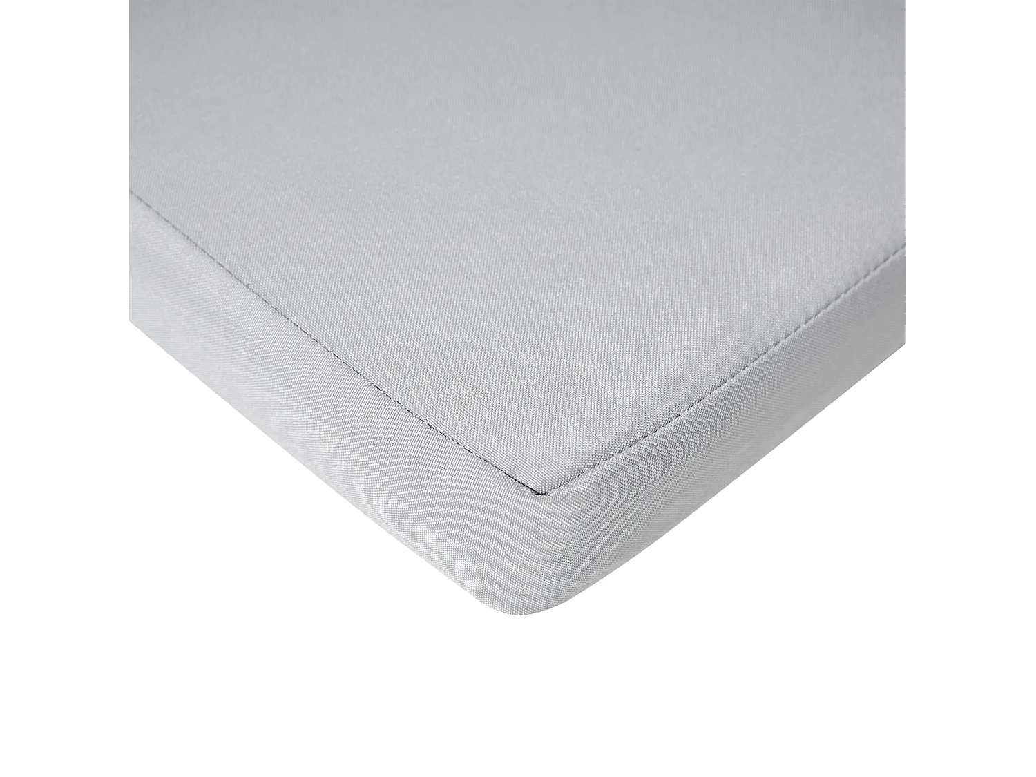 Lot de 2 coussins de jardin JAVA/AMANTEA PREMIUM 50 x 70 cm Gris clair