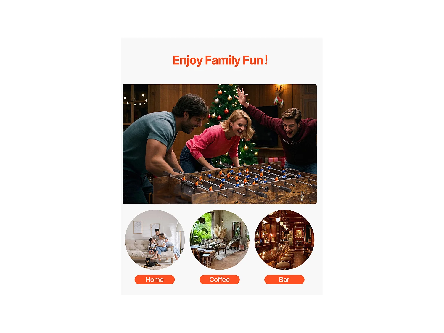 Table de Air Hockey, SucceBuy Table de Hockey sur Air 137 cm 3 en 1 avec Ping-Pong pour Maison et Bureau