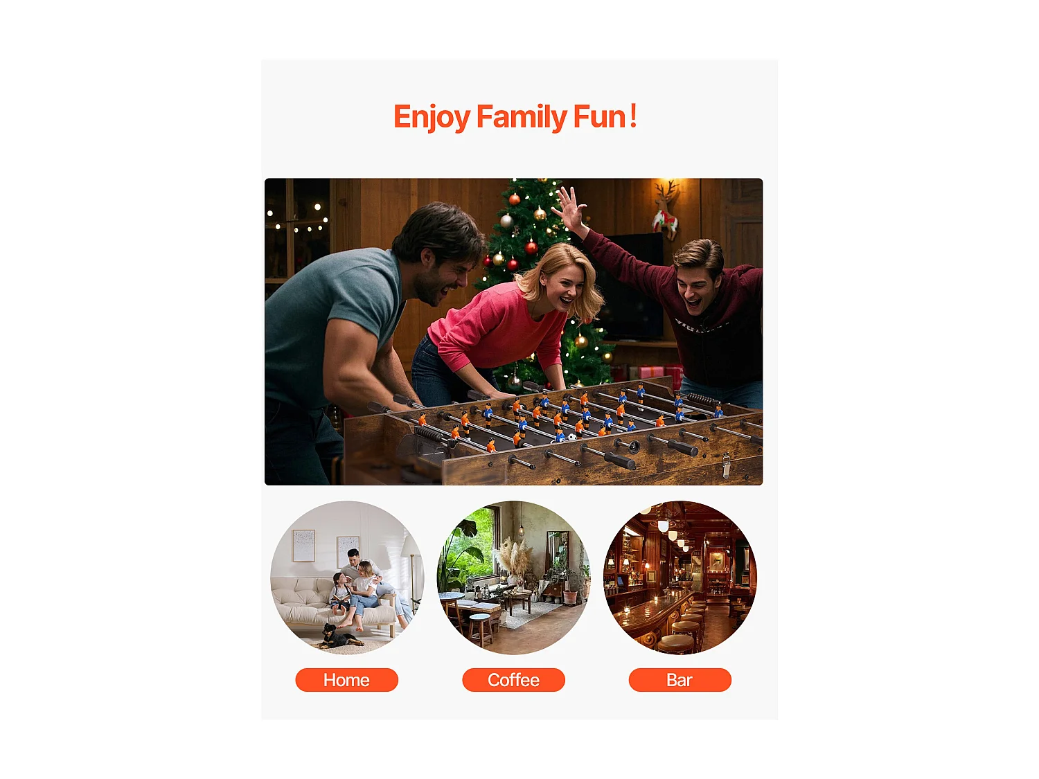 Table de Air Hockey, SucceBuy Table de Hockey sur Air 137 cm 3 en 1 avec Ping-Pong pour Maison et Bureau