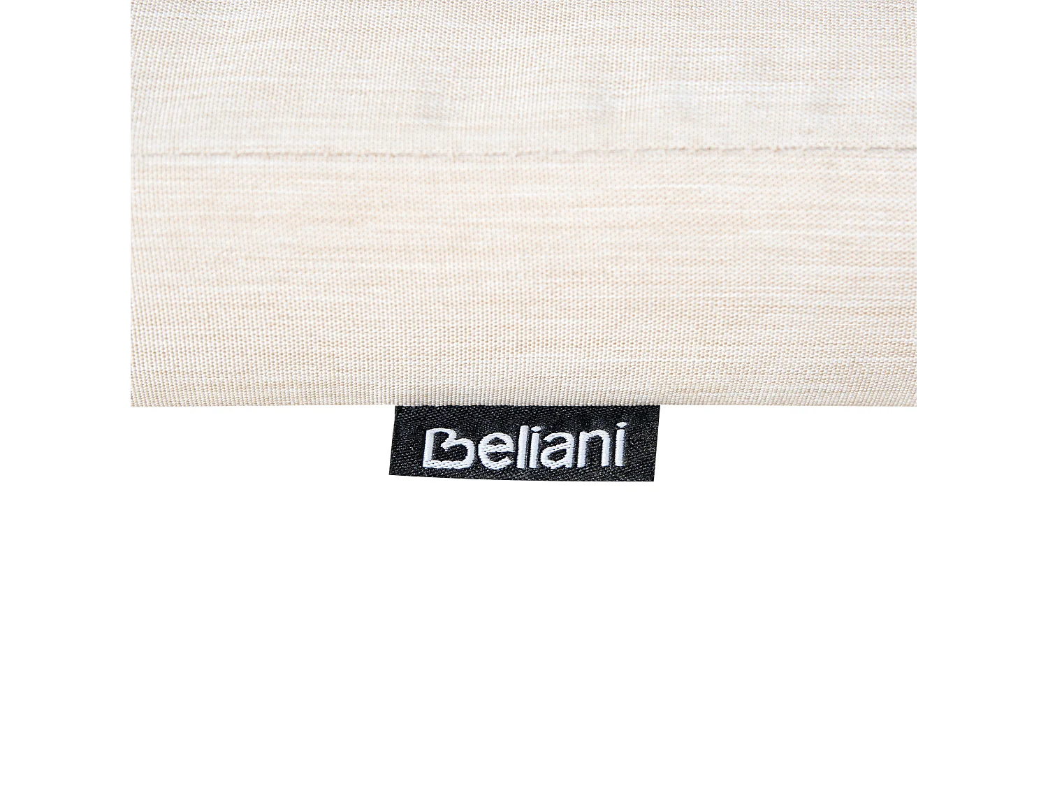 Lot de 2 chaises de jardin avec coussins AMANTEA PREMIUM Acacia Beige clair