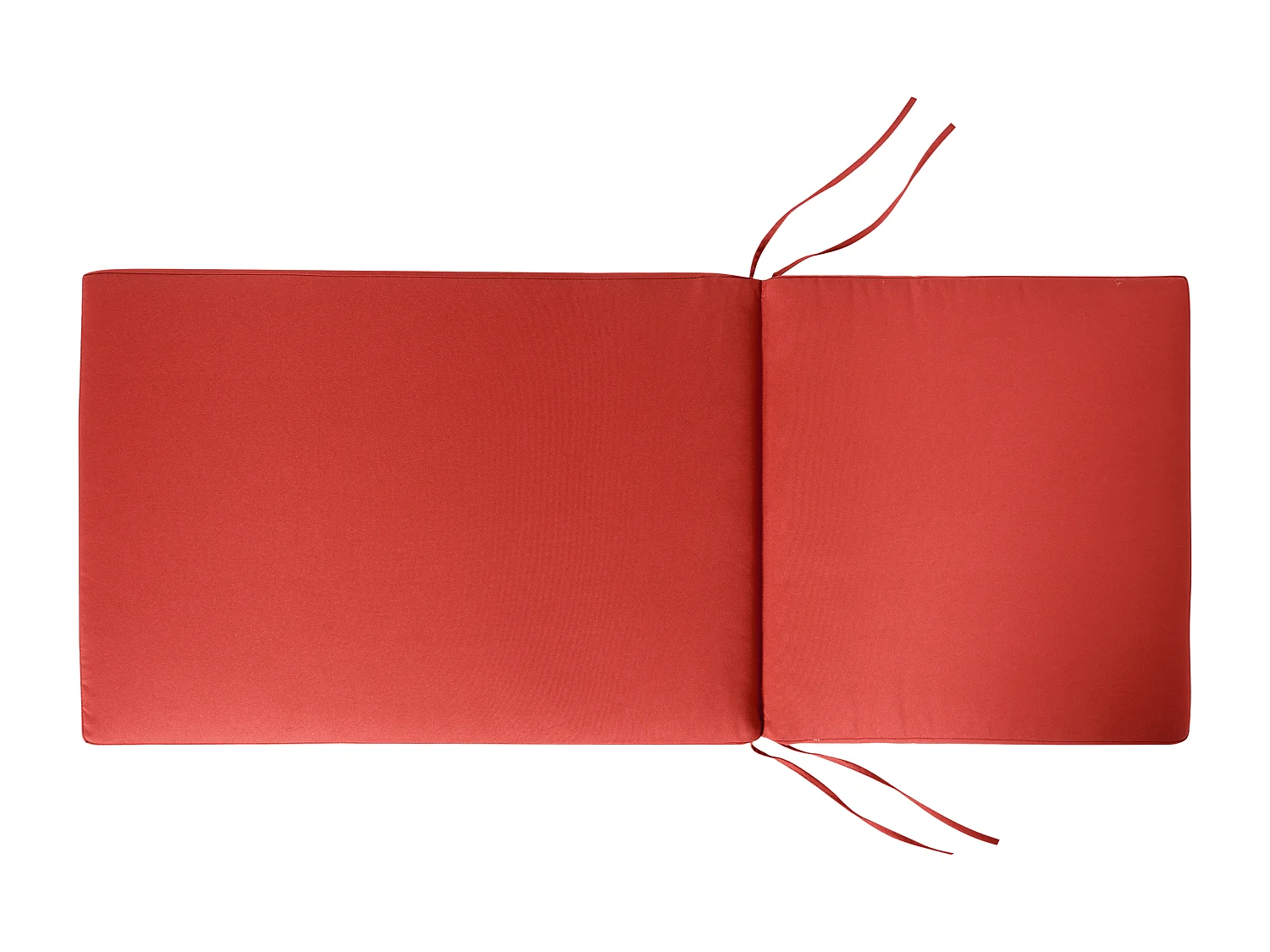 Lot de 6 coussins de jardin JAVA/AMANTEA PREMIUM 50 x 70 cm Rouge