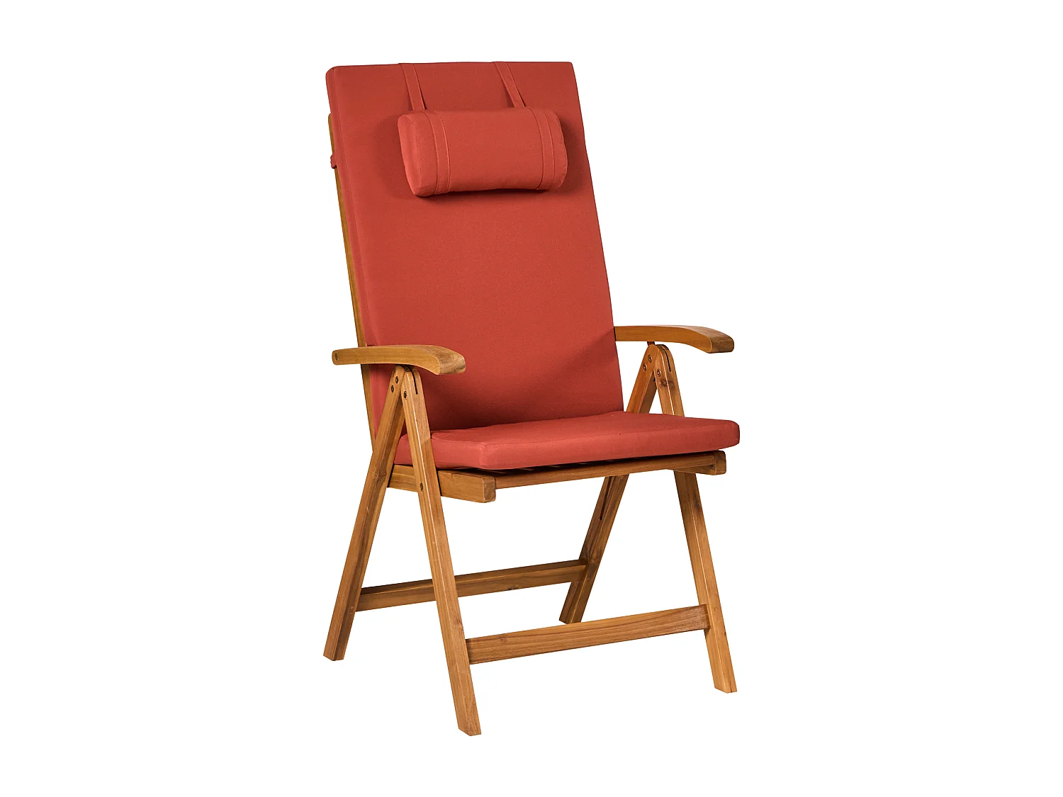 Lot de 6 coussins de jardin JAVA/AMANTEA PREMIUM 50 x 70 cm Rouge