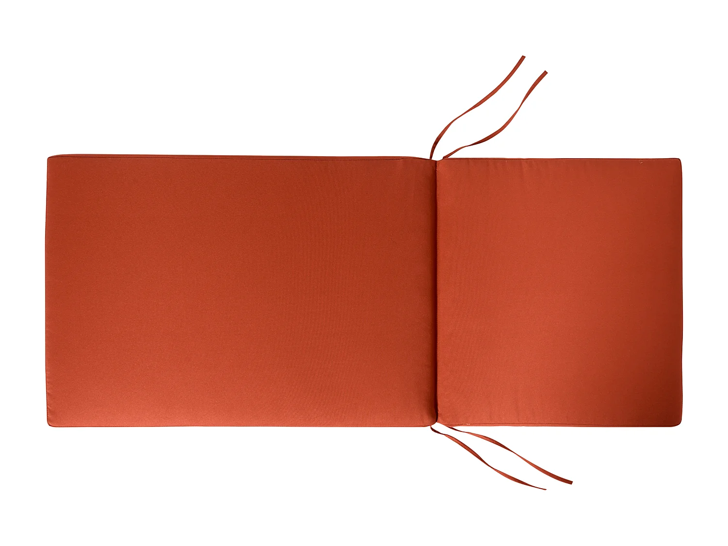 Lot de 2 coussins de jardin JAVA/AMANTEA PREMIUM 50 x 70 cm Rouge