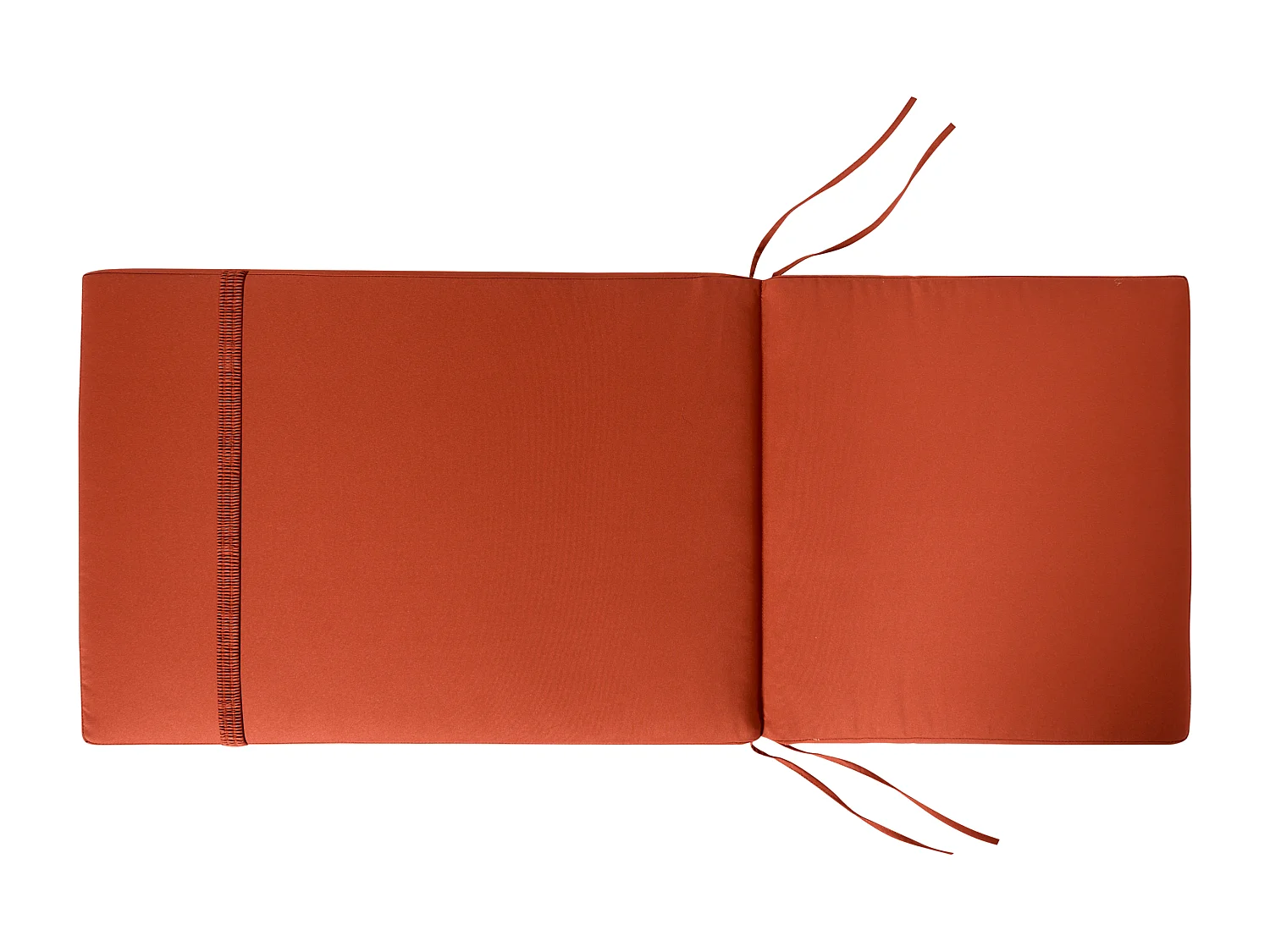 Lot de 2 coussins de jardin JAVA/AMANTEA PREMIUM 50 x 70 cm Rouge