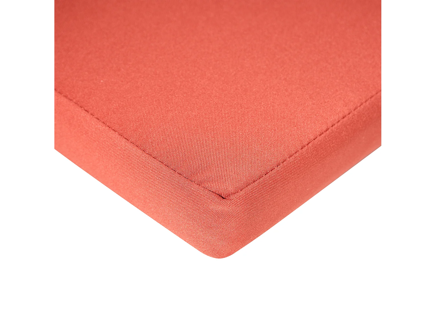 Lot de 2 coussins de jardin JAVA/AMANTEA PREMIUM 50 x 70 cm Rouge