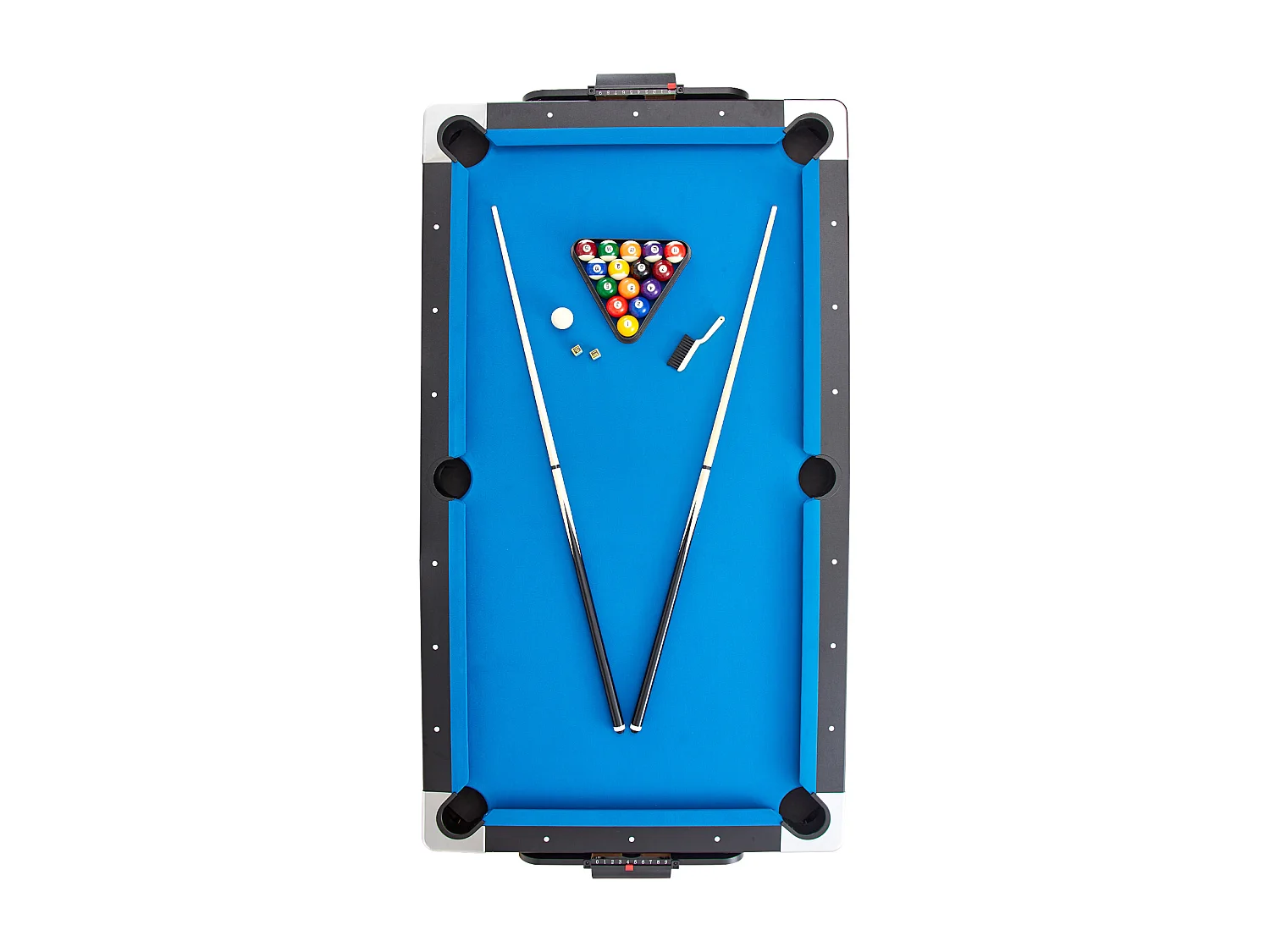 Table de Air Hockey, SucceBuy Table Multi-Jeux Pivotante pour Billard, Air Hockey et Tennis de Table