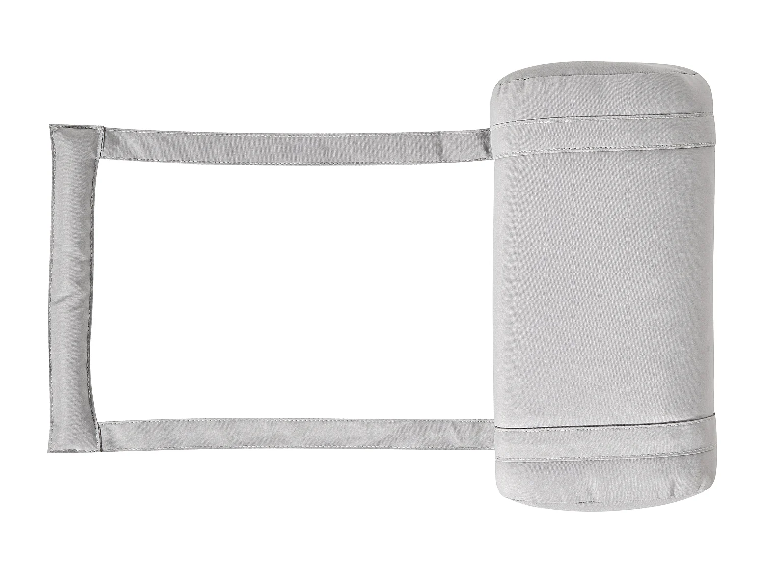 Lot de 6 coussins de jardin JAVA/AMANTEA PREMIUM 50 x 71 cm Gris clair