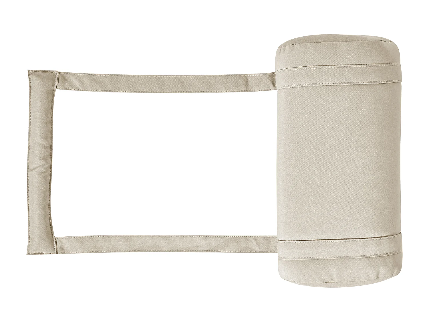 Lot de 6 coussins de jardin JAVA/AMANTEA PREMIUM 50 x 70 cm Taupe