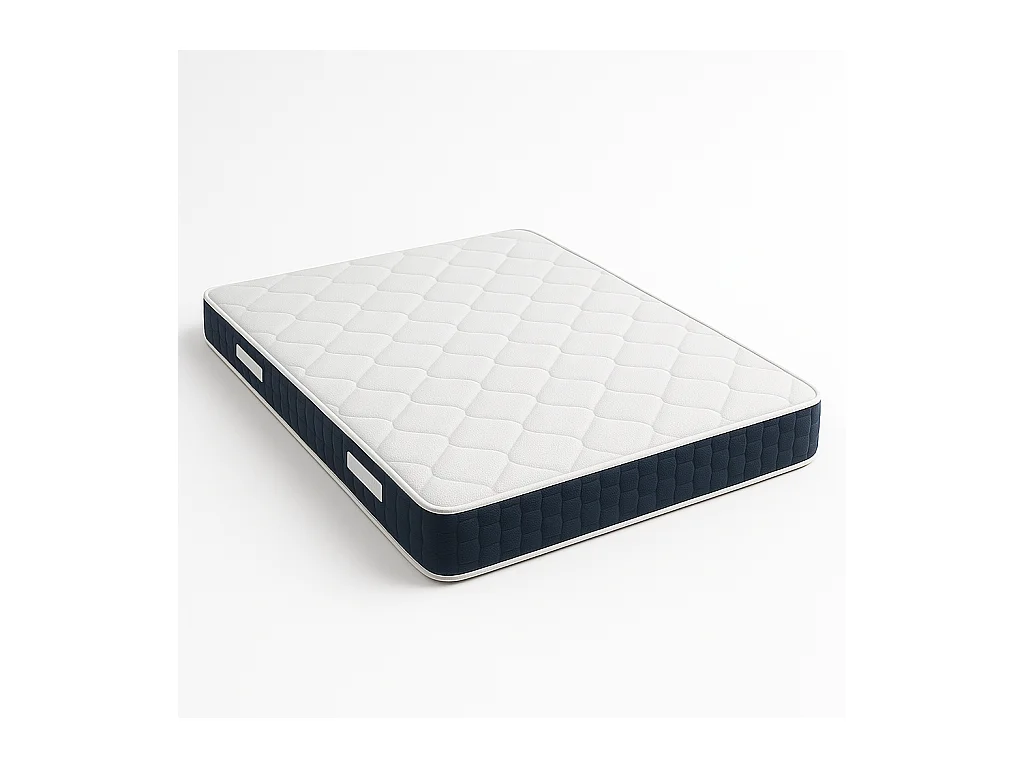 Matelas simple 90 X 200 Ressorts ensachés et Memory Foam | Hauteur 30 cm | Hypoallergénique | Médical | Italie