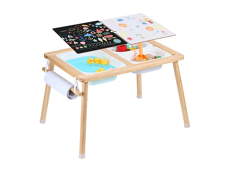 Table Sensorielle SucceBuy pour Enfants avec Extras - Ensemble Complet avec Accessoires pour l'Éveil Sensoriel et le Jeu Créatif