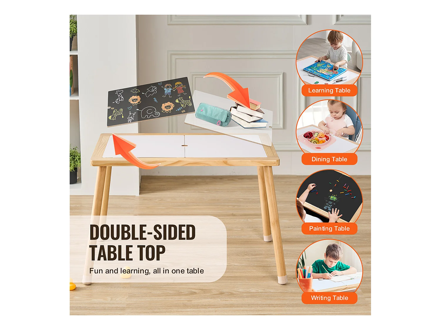 Table Sensorielle SucceBuy pour Tout-Petits - Conçue Spécialement pour les Jeunes Enfants avec des Activités Sensorielles Adaptées