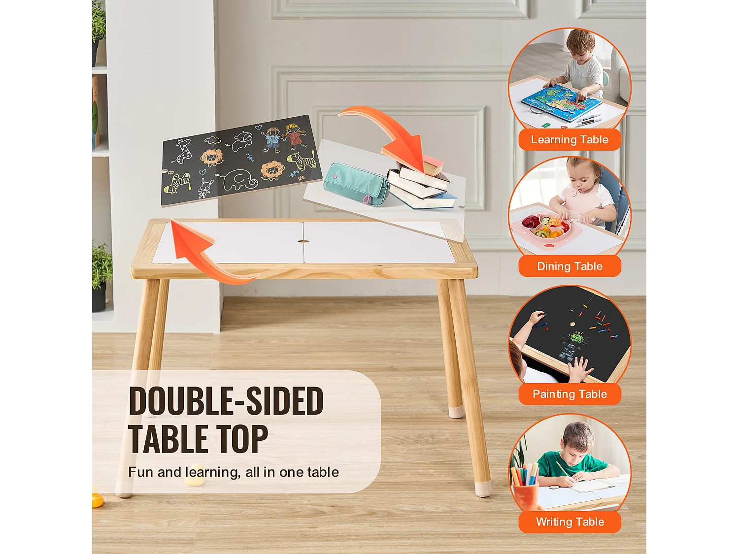 Table Sensorielle SucceBuy pour Tout-Petits - Conçue Spécialement pour les Jeunes Enfants avec des Activités Sensorielles Adaptées