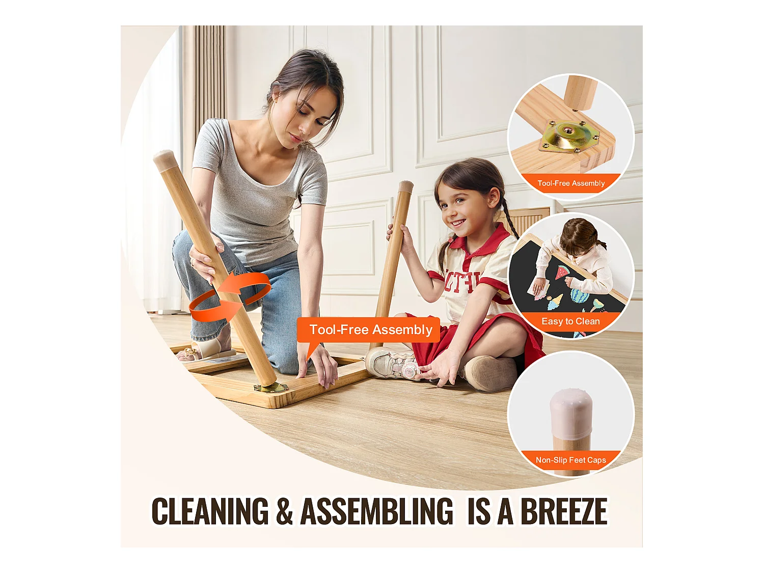 Tavolo Sensoriale SucceBuy per Bambini Tavolo Acqua e Sabbia in Legno 3 Vasche - Sviluppa la Creatività e i Sensi dei Bambini Piccoli