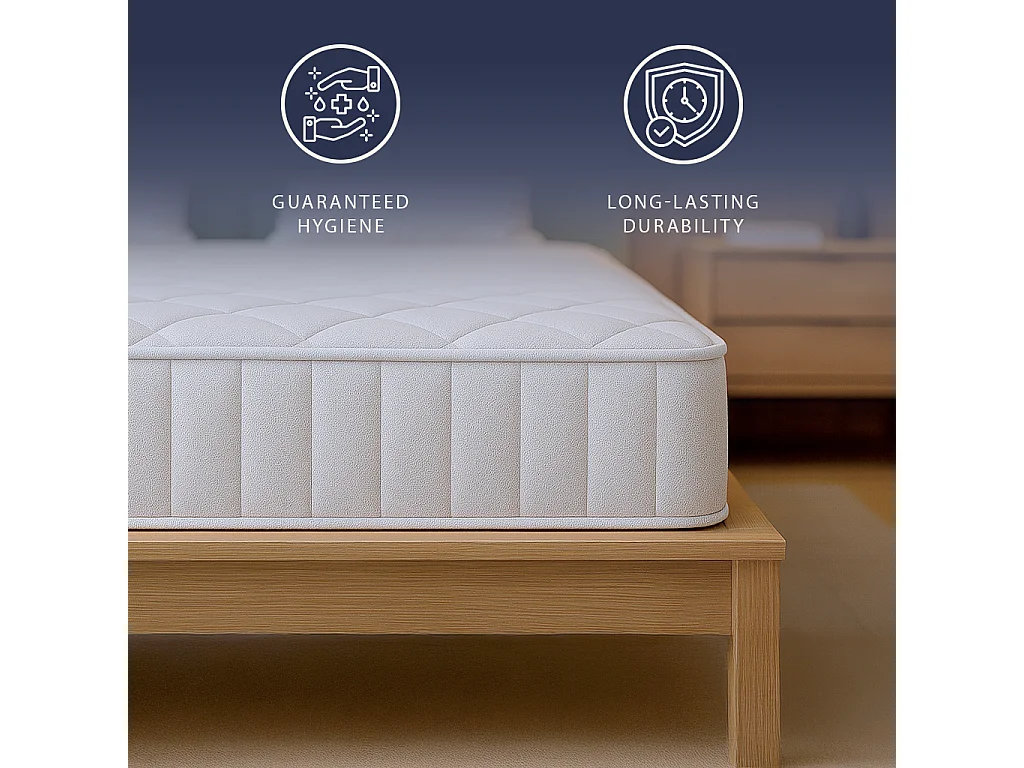 Nuri Pro | Matelas mémoire | 20 cm | Orthopédique & Ignifuge | Antiallergique | C1 | IT | 160x190