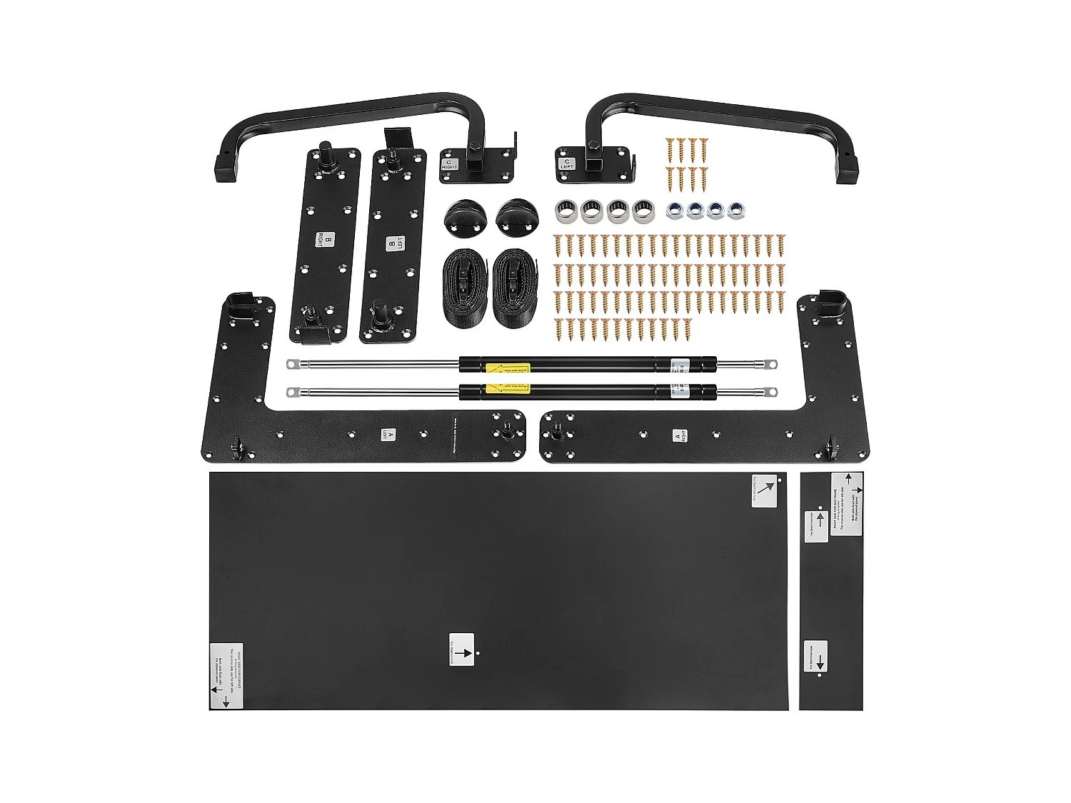 Kit de Lit Escamotable SucceBuy, Taille Double, Matériel de Lit Mural Vertical à Monter Soi-Même, Pliable