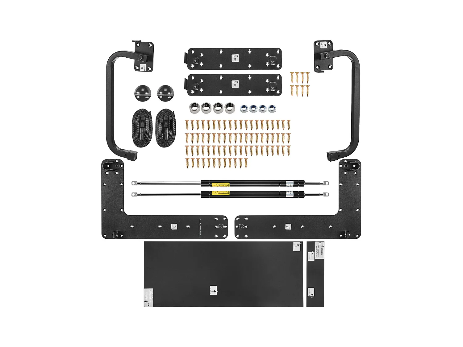 Kit de Lit Escamotable SucceBuy, Full Size Vertical DIY Hardware Pliable, Gain de Place pour la Chambre d'Amis