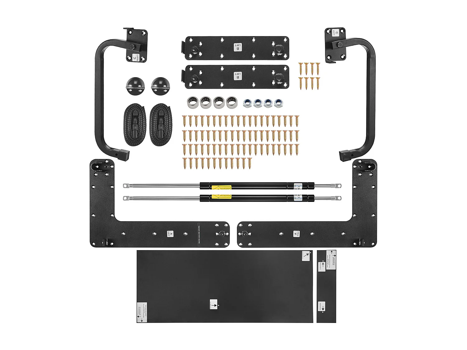 Kit de Lit Escamotable SucceBuy, Full Size Vertical DIY Hardware Pliable, Gain de Place pour la Chambre d'Amis