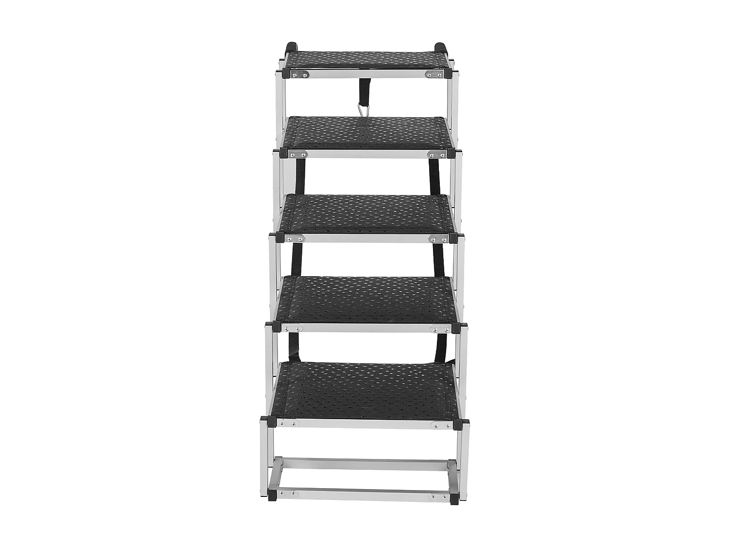 Hondentrap, SucceBuy Hondentrap voor Auto's 5 Treden Opvouwbaar 68 kg Aluminium