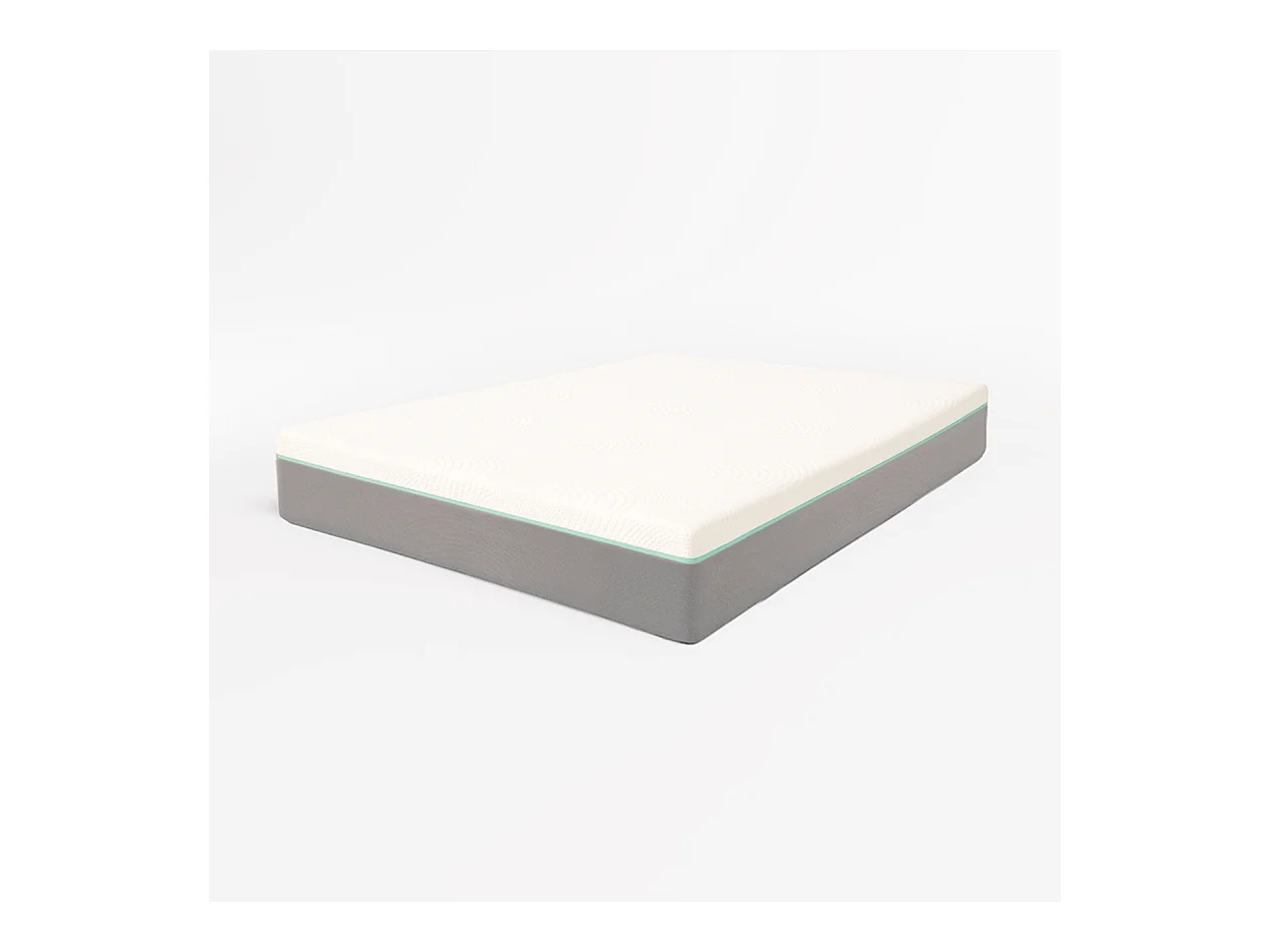 Matelas simple 90x200 mousse mémoire Breeze & ressorts | H 25 cm | Certif. médical classe 1 | Déhoussable