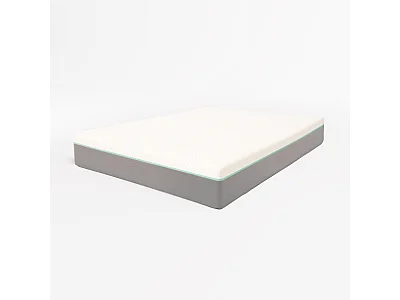 The White Stone Mattress 90x200 in Memory Foam and Pocket Springs | Height 25 cm | Breeze Technology | Breathable, Hypoallergenic and Removable Cover