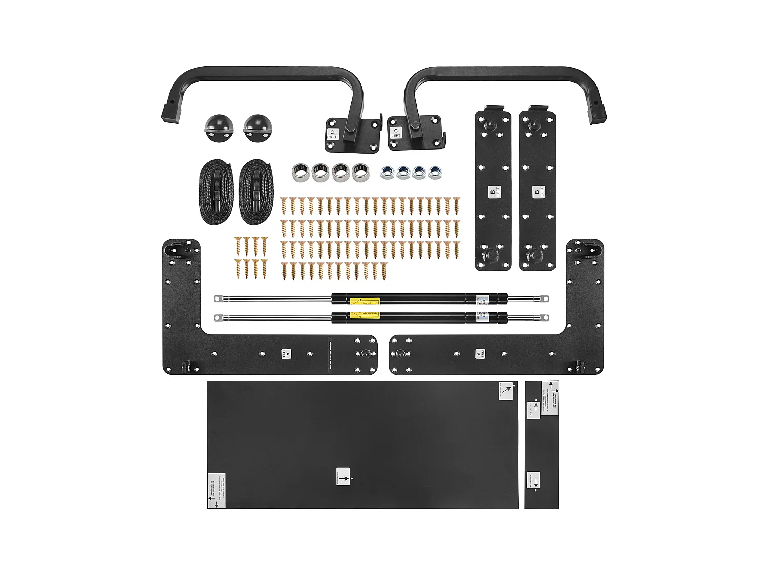 Kit de Lit Escamotable SucceBuy, Taille Double, Matériel de Lit Mural de Luxe à Faire Soi-Même, Pliable, Gain de Place pour la Chambre d'Amis