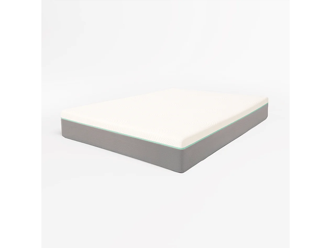 Matelas double 160x190 mousse mémoire Breeze & ressorts | H 25 cm | Certif. médical classe 1 | Déhoussable
