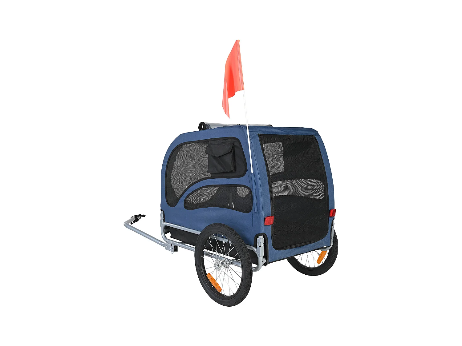 Przyczepy rowerowe dla Zwierząt Domowych SucceBuy, Noszacz Rowerowy dla Psów i Kotów, Nośność 45 kg, Stal Odporna na Wodę