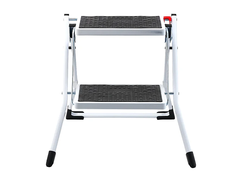 Escabeau-Escabeau SucceBuy 2 Marches Pliable 3 Hauteurs Réglables Charge Maximale 150 kg - Sécurisé et Stable pour les Travaux en Hauteur