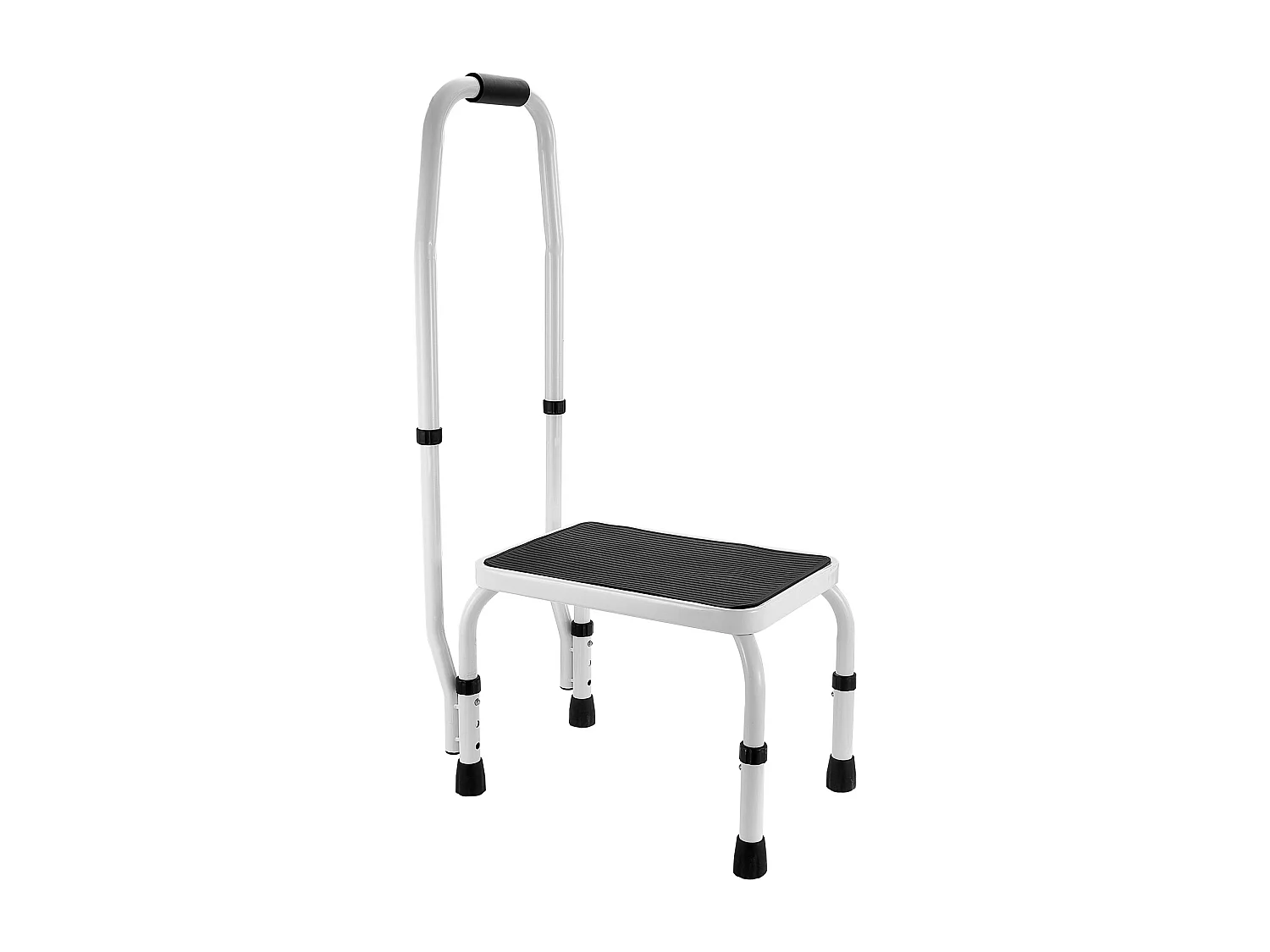 Escabeau-Échelle SucceBuy, 3 Hauteurs RÉglables avec Poignée, Charge Maximale 150 kg pour Camping-Cars