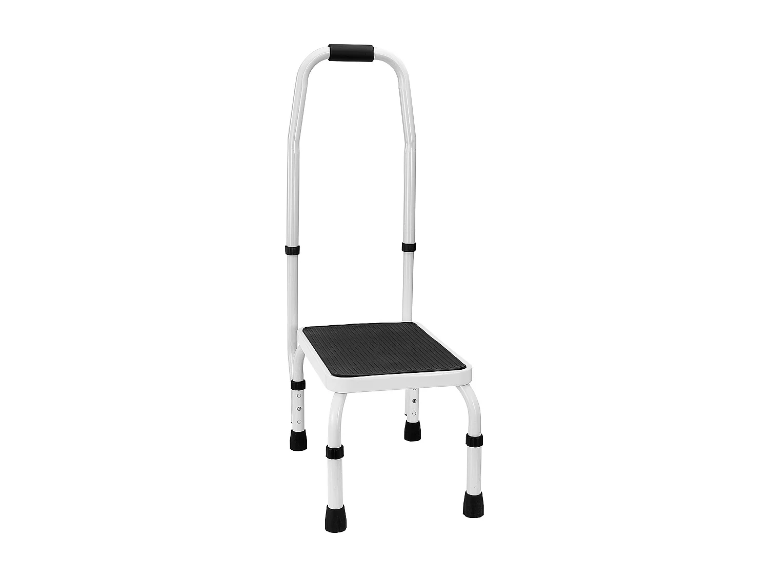 Escabeau-Échelle SucceBuy, 3 Hauteurs RÉglables avec Poignée, Charge Maximale 150 kg pour Camping-Cars