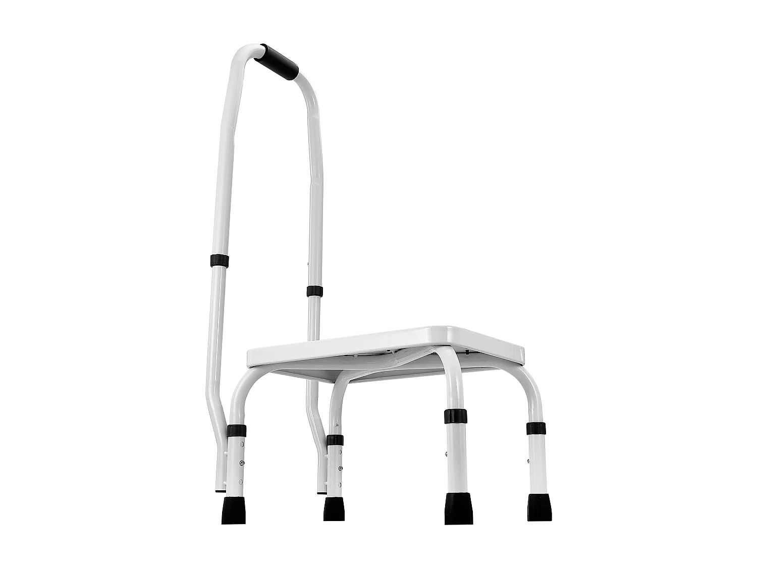 Escabeau-Échelle SucceBuy, 3 Hauteurs RÉglables avec Poignée, Charge Maximale 150 kg pour Camping-Cars