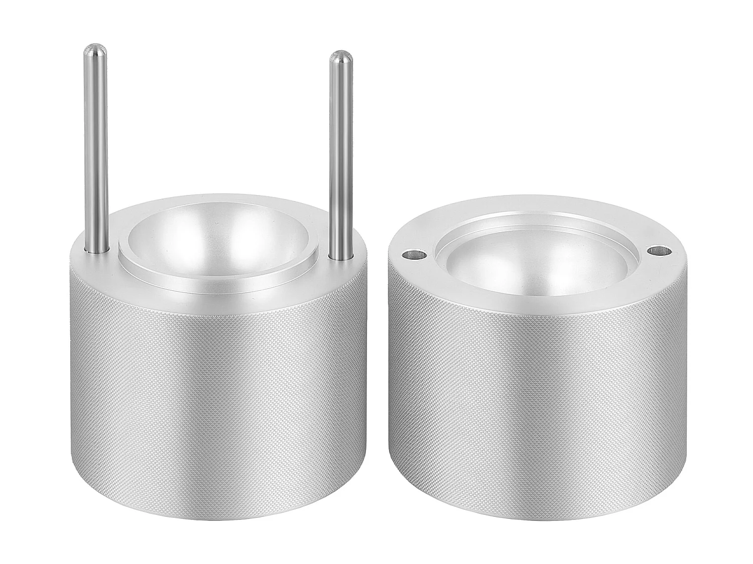 Machine à Glaçons SucceBuy 61 mm, Presse à Glaçons en Aluminium Rond pour Whisky, Argent, pour Whisky, Bourbon, Cocktail, Argent