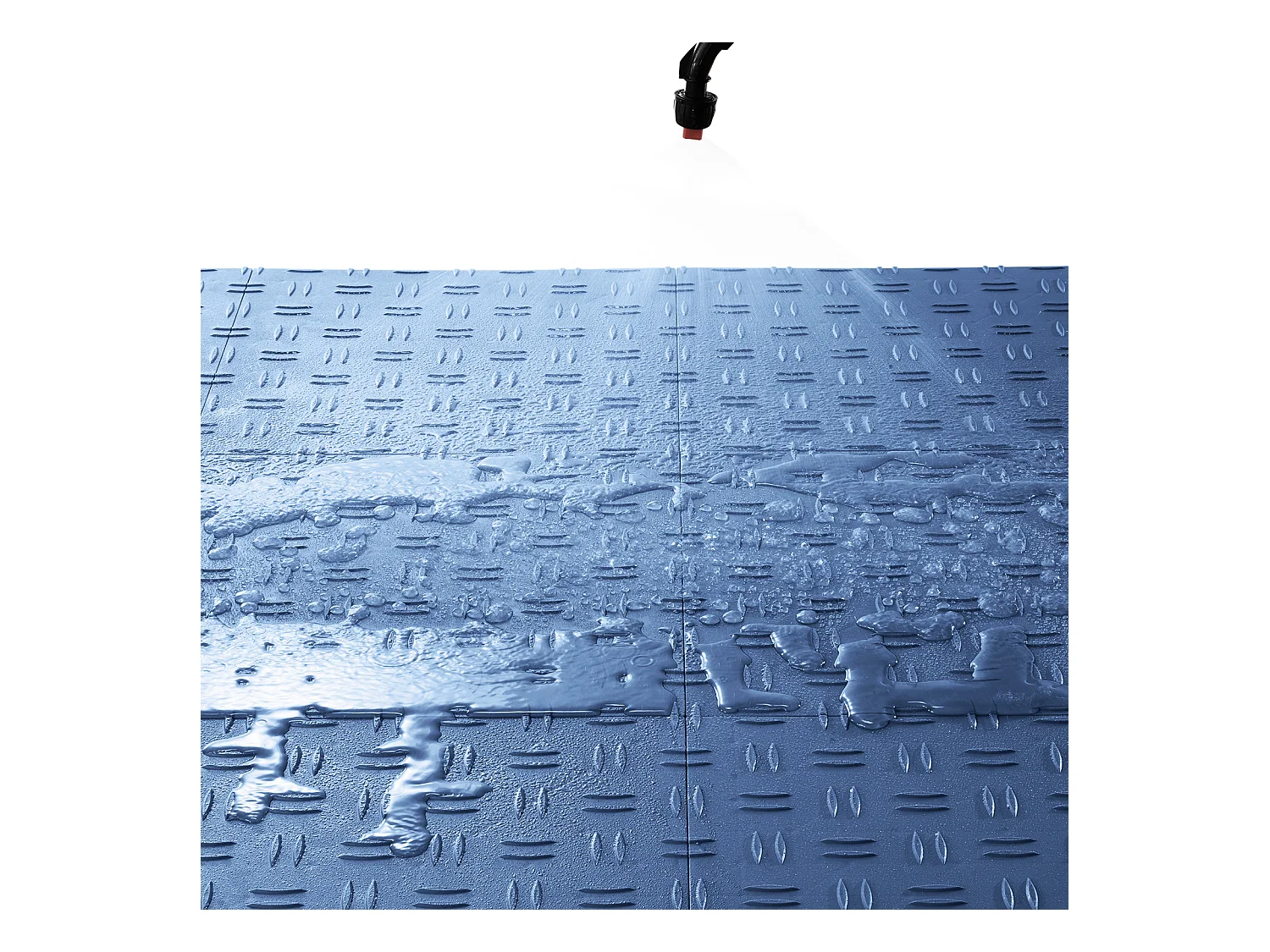 Garagetegels, SucceBuy 25 Stuks 30 × 30 cm Blauwe In Elkaar Grijpende Garagetegels