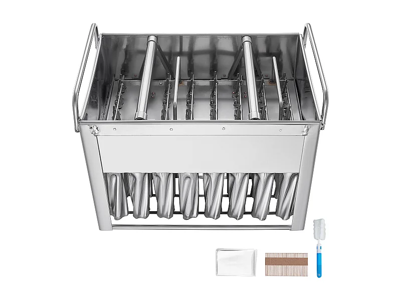 Ijsvormen SucceBuy Set van 40 Cilindrische van RVS - Perfect voor een Efficiënte en Hygiënische Ijsproductie