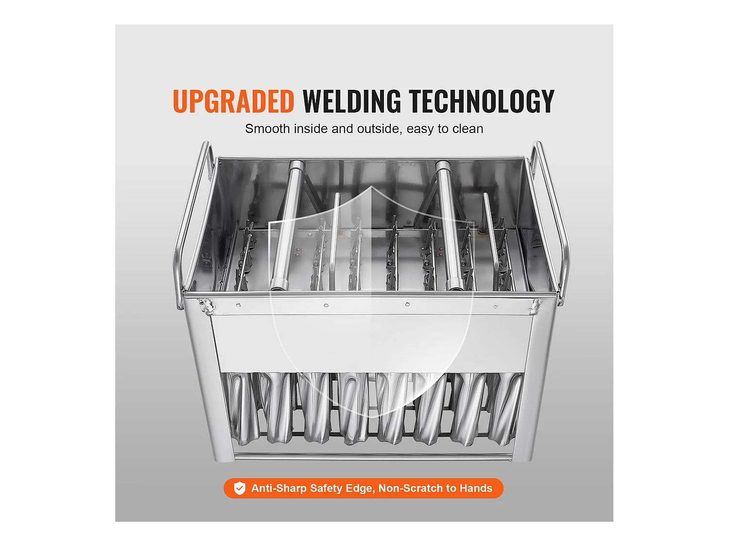 Moules à Glace SucceBuy Lot de 40 Cylindriques en Acier Inoxydable - Parfaits pour une Production de Glaçons Efficace et Hygénique