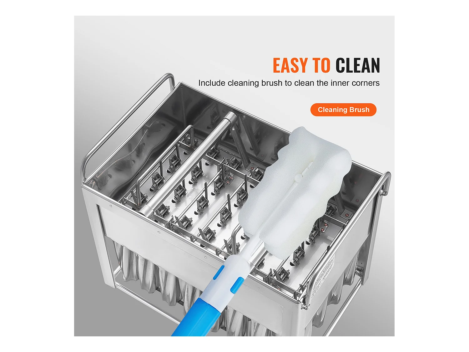 Moules à Glace SucceBuy Lot de 40 Cylindriques en Acier Inoxydable - Parfaits pour une Production de Glaçons Efficace et Hygénique