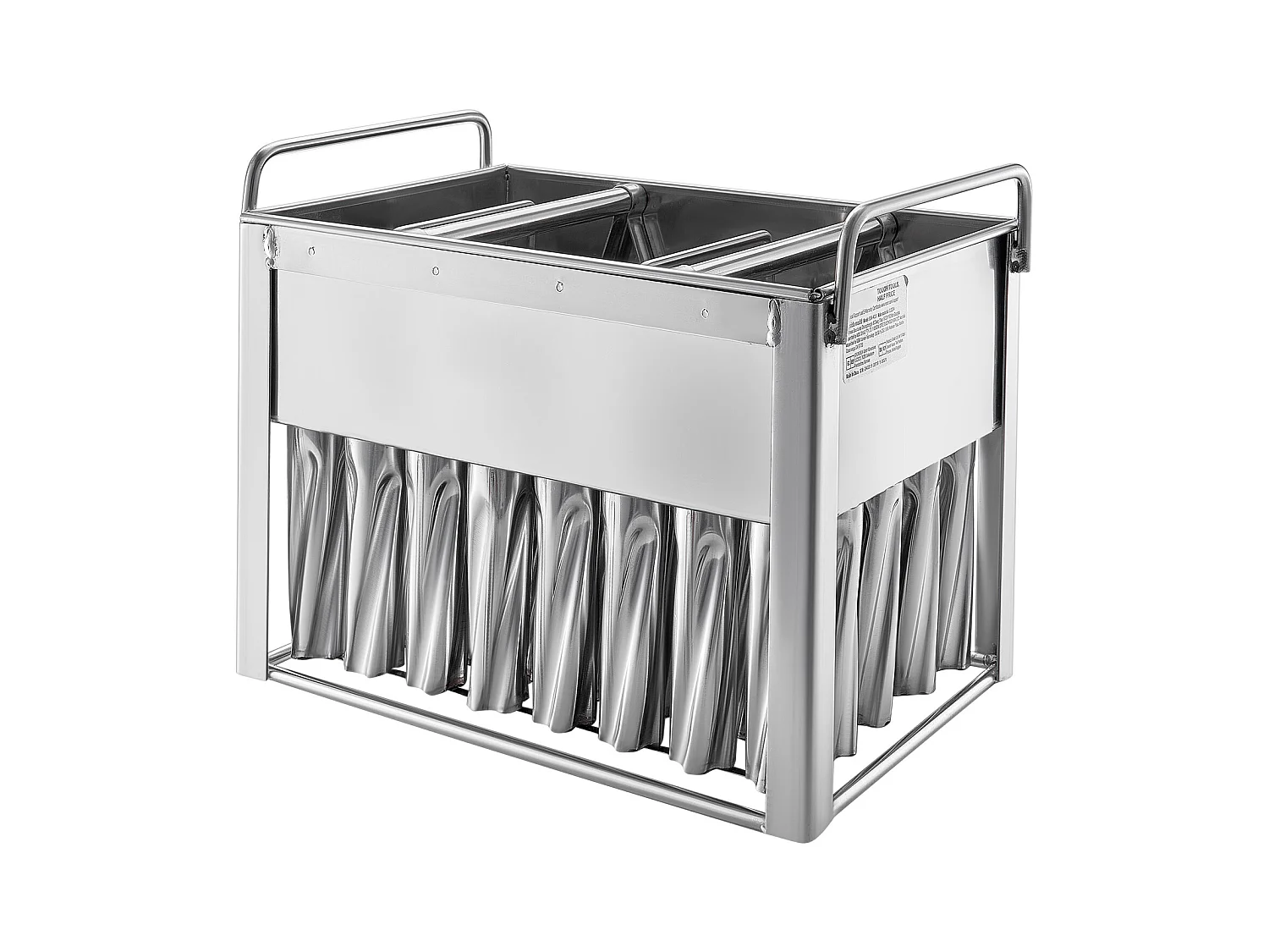 Moules à Glace SucceBuy Lot de 40 Cylindriques en Acier Inoxydable - Parfaits pour une Production de Glaçons Efficace et Hygénique