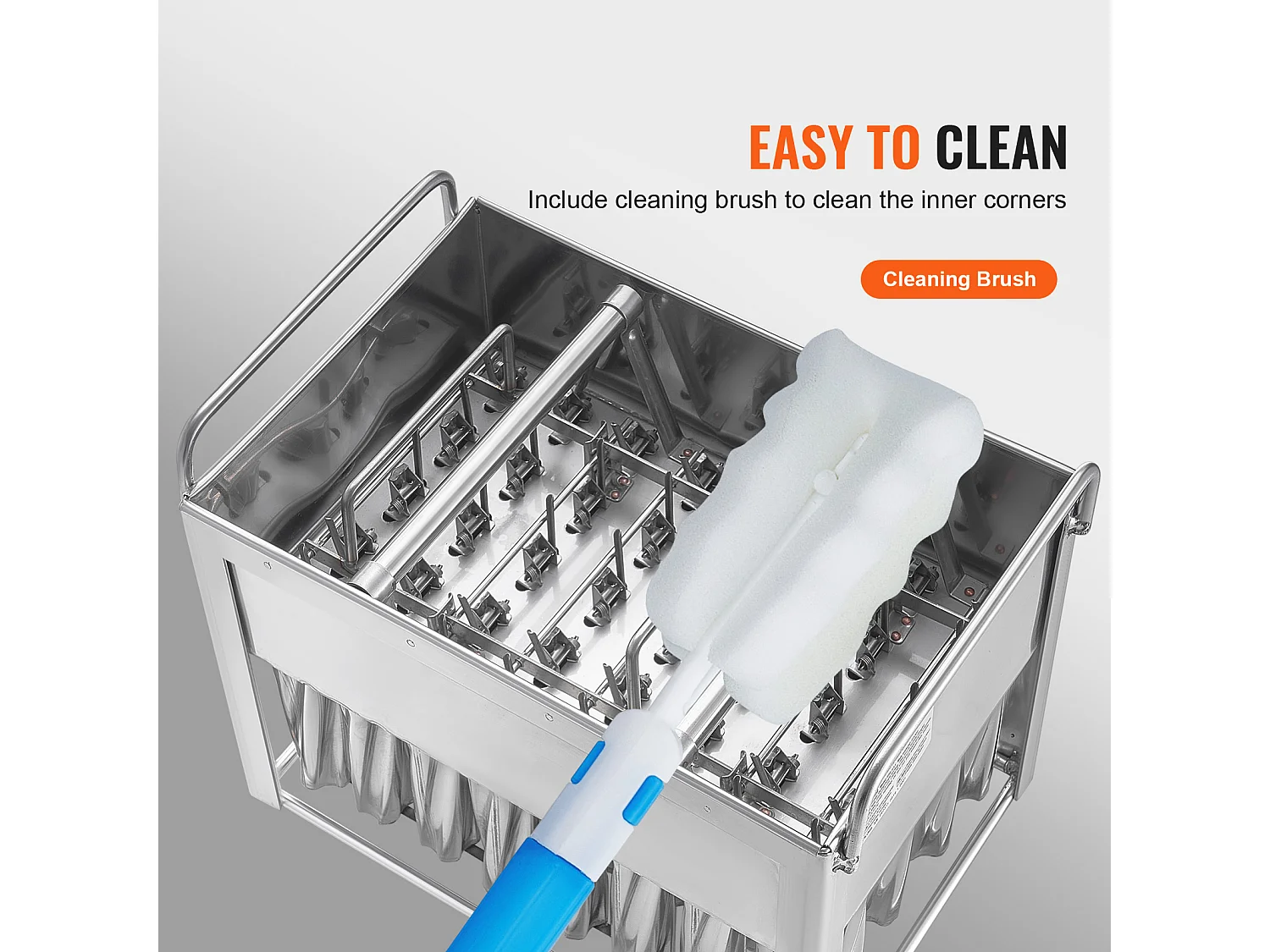 Stampini per Ghiaccio SucceBuy Lotto di 40 Cilindrici in Acciaio Inossidabile - Perfetti per una Produzione di Ghiaccio Efficace e Igienica