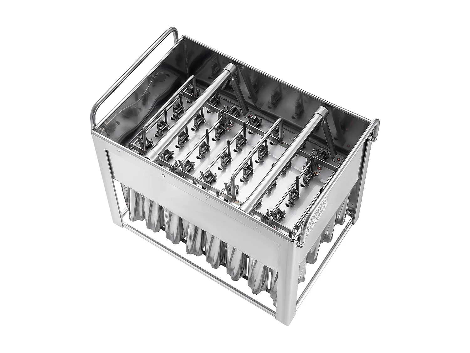 Stampini per Ghiaccio SucceBuy Lotto di 40 Cilindrici in Acciaio Inossidabile - Perfetti per una Produzione di Ghiaccio Efficace e Igienica