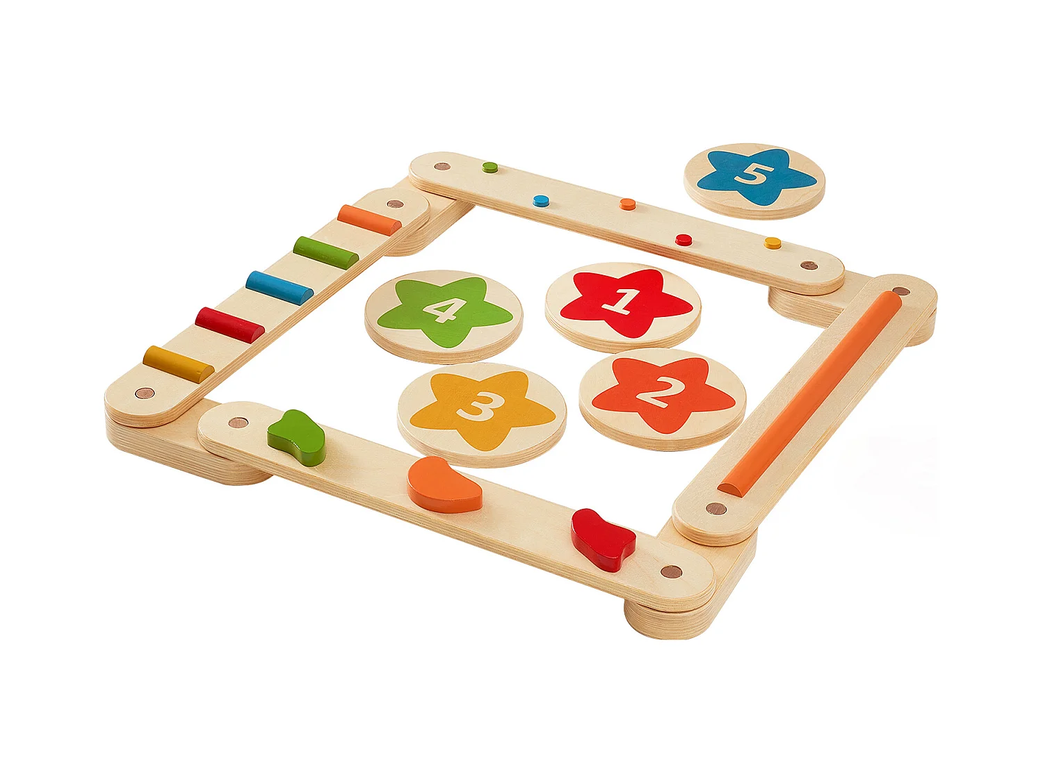 Poutre d'Équilibre, SucceBuy Lot de 6 Poutres d'Équilibre pour Enfants, Planches d'Équilibre pour Obstacles de Gymnastique