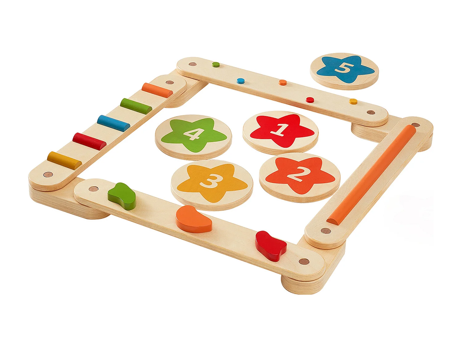 Evenwichtsbalk, SucceBuy 6-Pack Evenwichtsbalken voor Kinderen, Gymnastiek-Obstakel-Balansborden