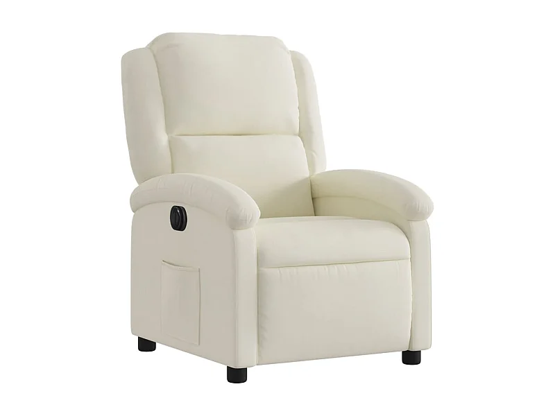Fauteuil relax TV fonction crème 71 x 86.5 x 99.5 cm DEC028296