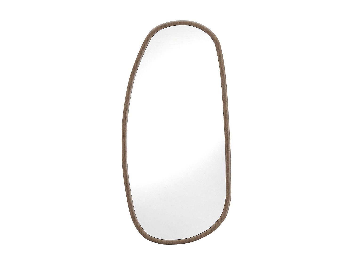 Organischer Spiegel aus Hevea-Holz – 49 × 100 cm – MEIXI günstig online kaufen