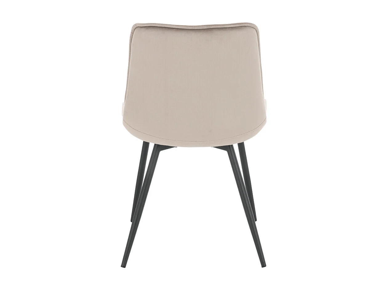 Home Deluxe Chaise rembourrée IKALO marron clair Quantité : 8