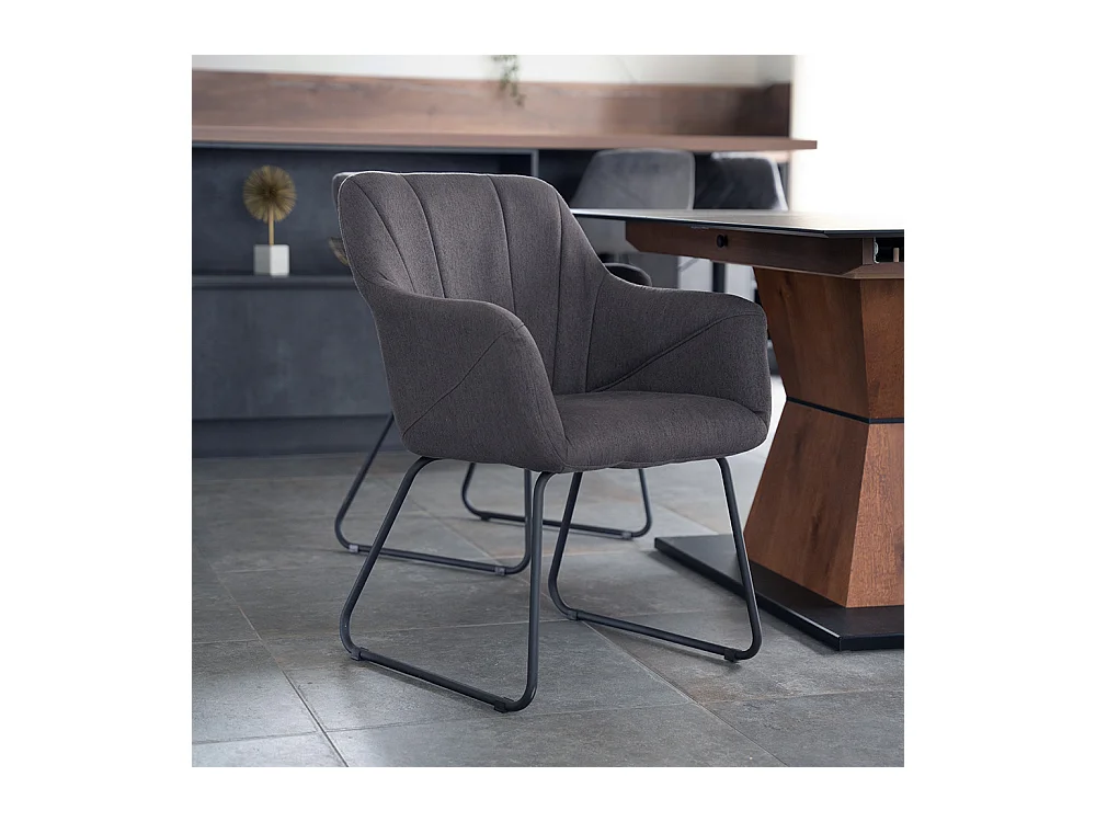 Home Deluxe Chaise de salle à manger PAKU Quantité : 2