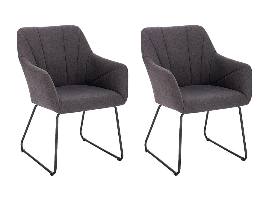 Home Deluxe Chaise de salle à manger PAKU Quantité : 2