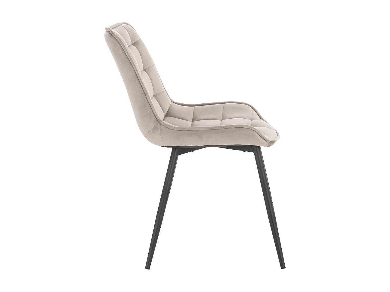 Home Deluxe Chaise rembourrée IKALO marron clair Quantité : 4