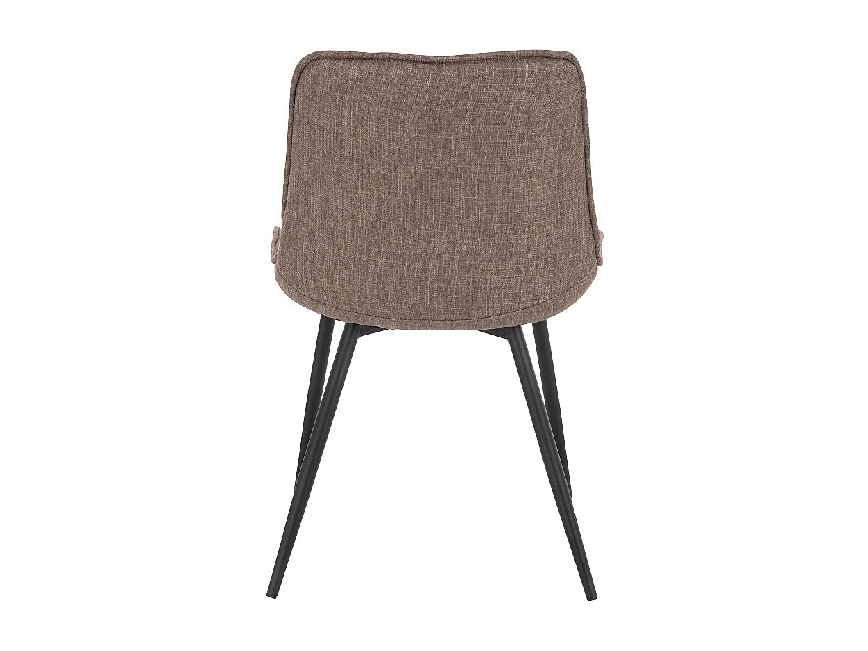 Home Deluxe Chaise de salle à manger IKALO Gris/Brun Quantité : 2